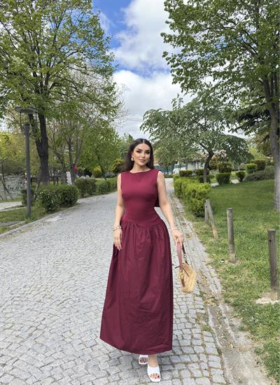 Sırt Detaylı Premium Elbise