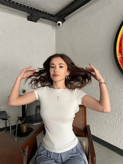 Soft touch Sırt Dekolteli Bluz