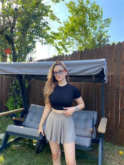 Şortlu Sandy Poliamid Etek