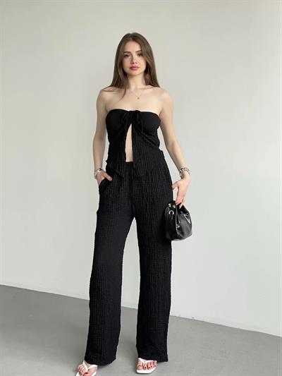 Straplez Büzgü Gofre Takım