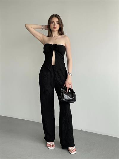 Straplez Büzgü Gofre Takım