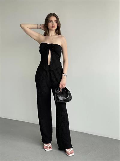 Straplez Büzgü Gofre Takım