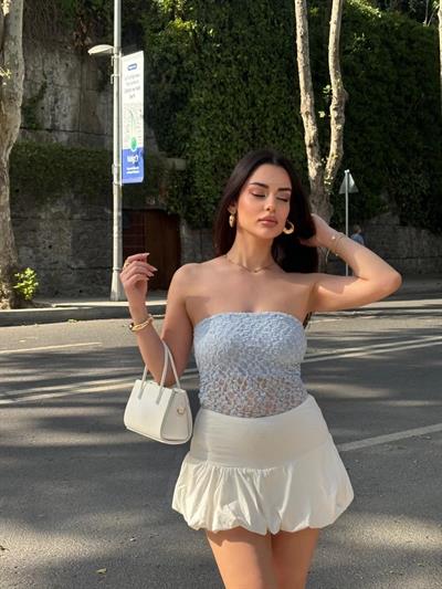 Straplez Dantel Bodysuit