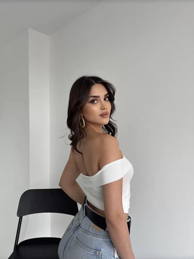 Tek Omuz Büzgülü Crop