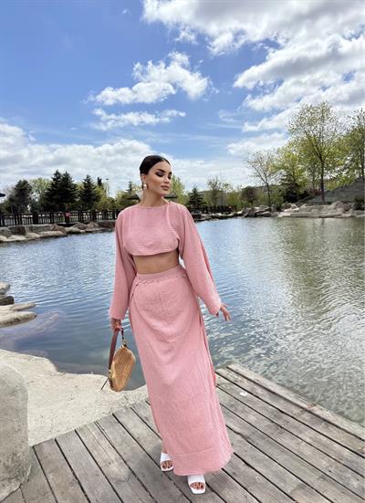 Tiril Gofre Oversize Takım