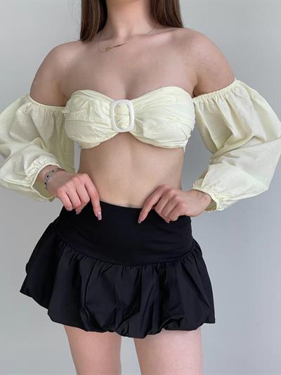 Tokalı Keten Büstiyer