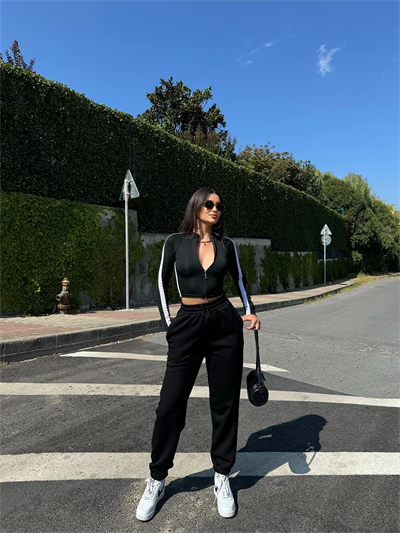 Üç İplik Şardonlu Basic Eşofman