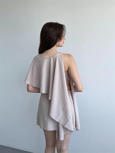 Üçlü Şifon Etek Takım