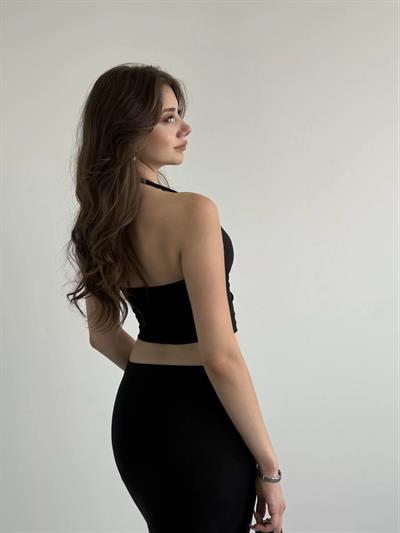 Yan Tokalı Uzun Etek