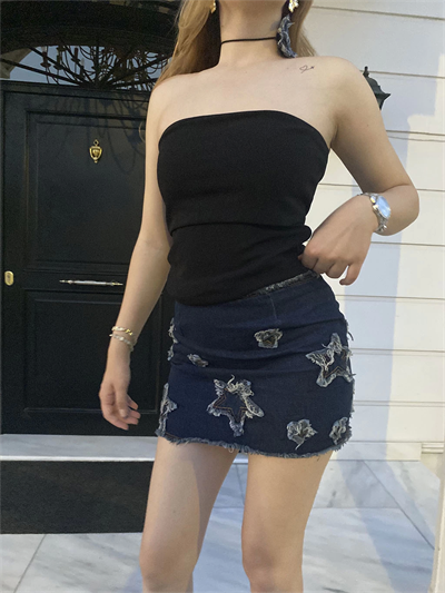 Yıldız Detay Mini Etek