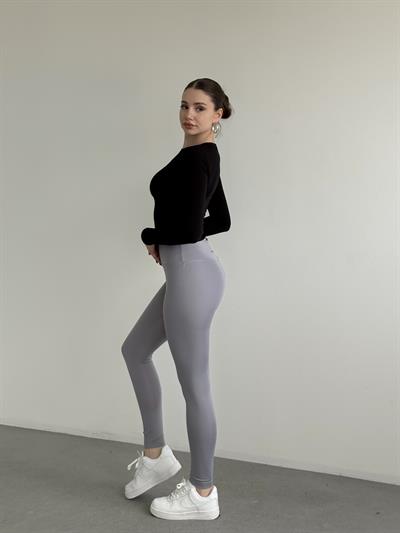 Basic Yüksek Bel Tayt 