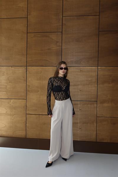 Dantelli İspanyol Kol Bluz