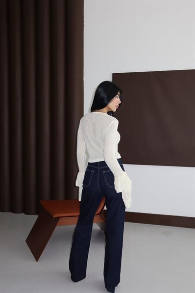 Dark Blue Straight Jean