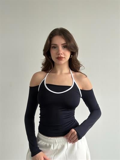Halter Biyeli Crop