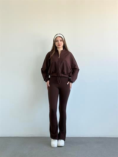 Interlok Hırka Tayt Takım