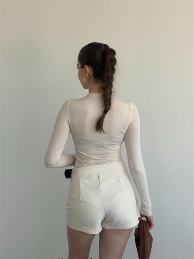 Kemerli Premium Şort Etek