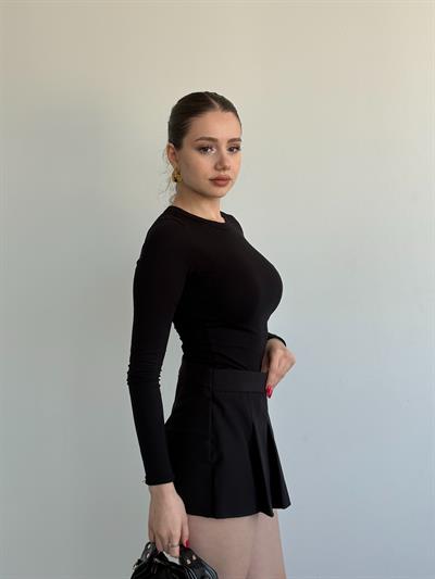 Kemerli Premium Şort Etek