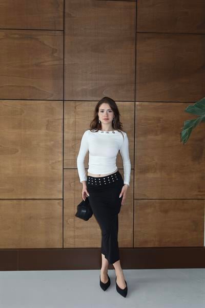 Kuş Gözü Shine Uzun Etek