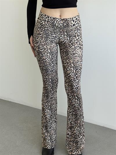 Leopar İspanyol Tayt