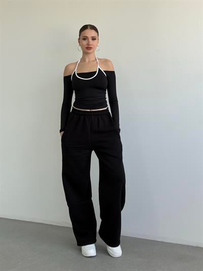 Oversize Baloon Şardonlu Eşofman