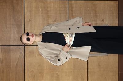 Oversize Mid Trençkot Krem