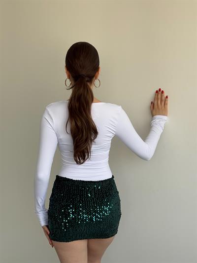 Payetli Mini Etek