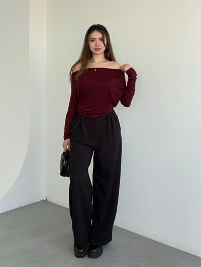 Üç Pileli  Palazzo Pantolon