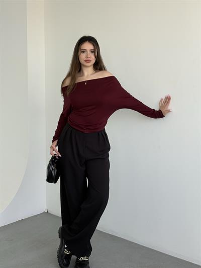 Üç Pileli  Palazzo Pantolon