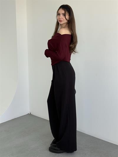 Üç Pileli  Palazzo Pantolon