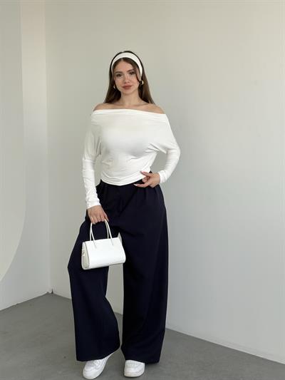 Üç Pileli  Palazzo Pantolon