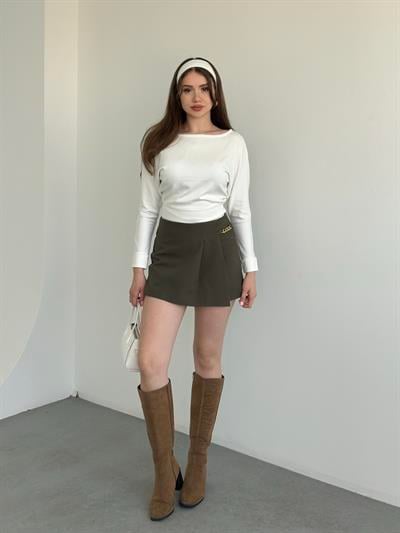 Zincirli Muadil Şort Etek