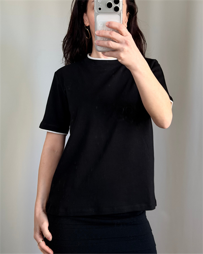 Orjinal Marka Siyah T-shirt