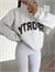 Sporty Yarım Fermuar Sweat - Gri