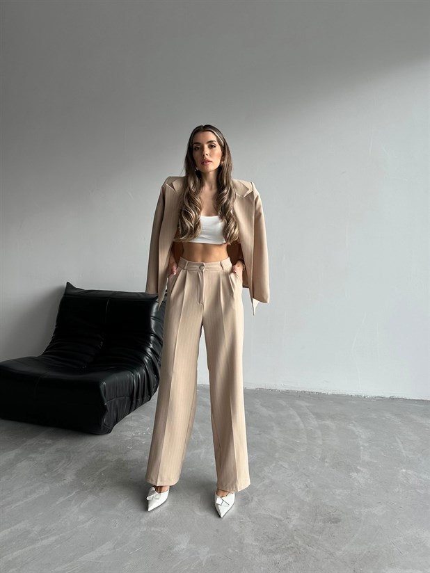 Elicia Line Pileli Palazzo - Bej
