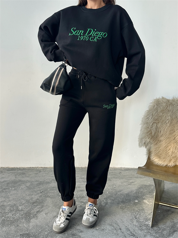 Sandiego Eşofman Takım Siyah - Siyah