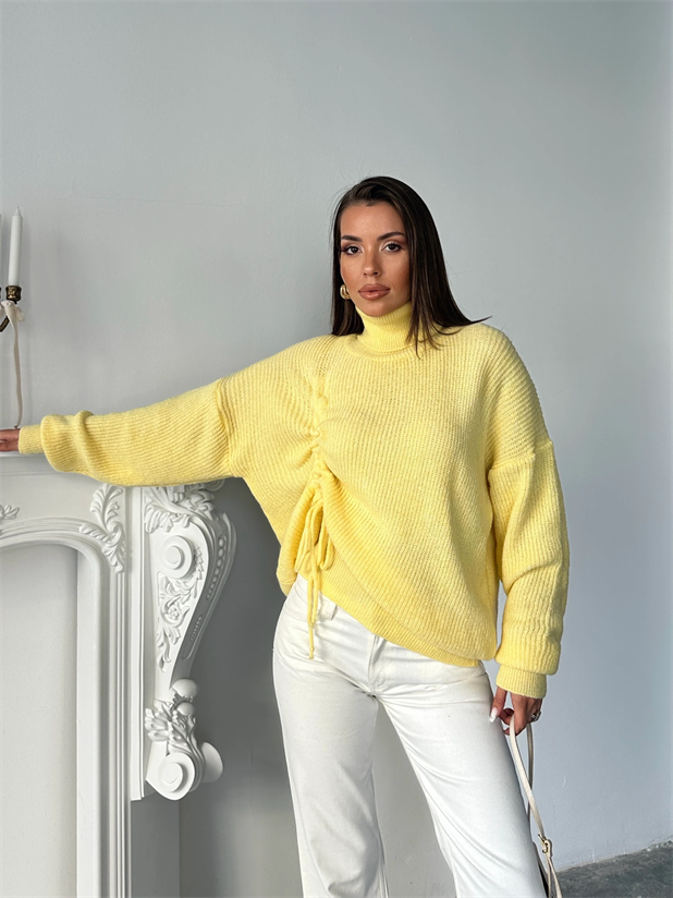 Selanik Balıkçı Triko - Sarı