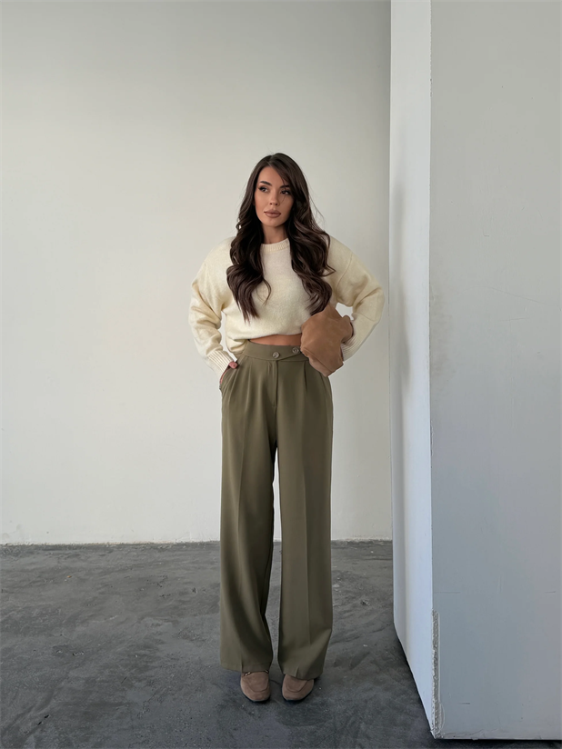 Kore Model Pantolon  - Haki