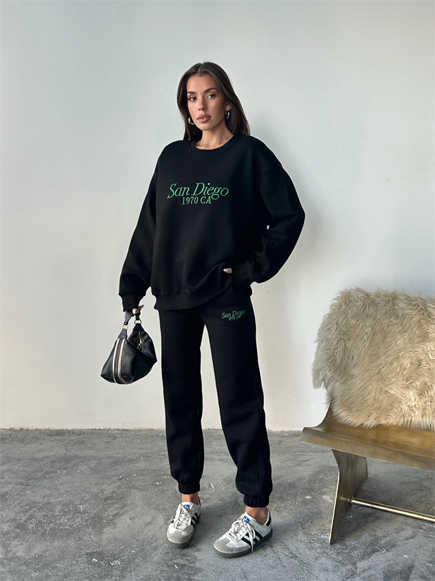 Sandiego Eşofman Takım Siyah - Siyah