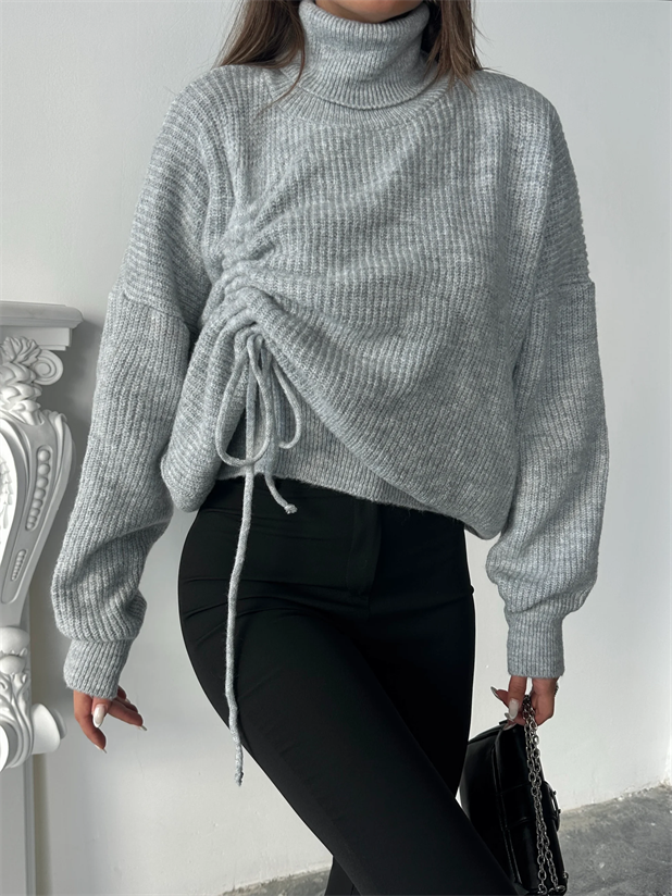 Selanik Balıkçı Triko - Gri