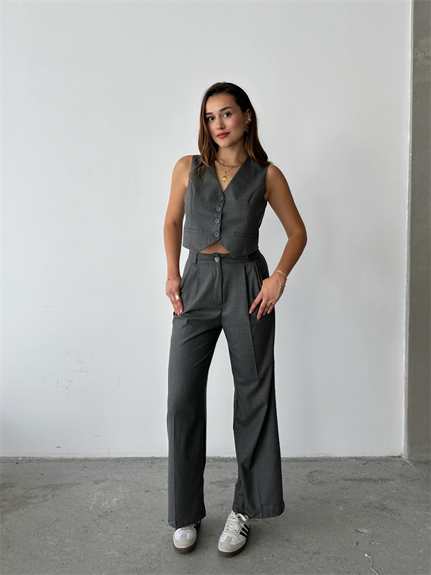 Poliviskon Yelek Antrasit - Antrasit