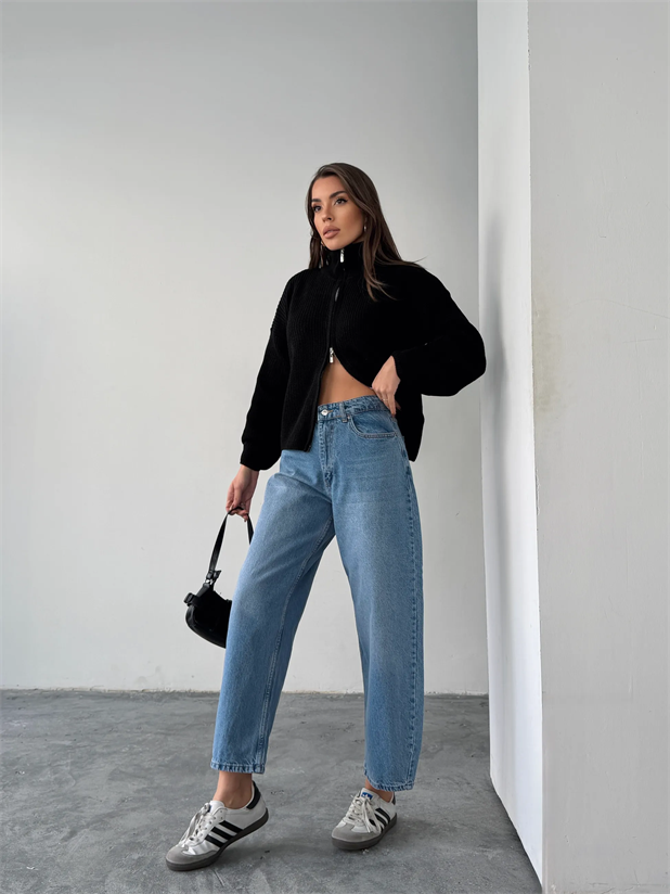 Baggy Jean  - Açık Mavi