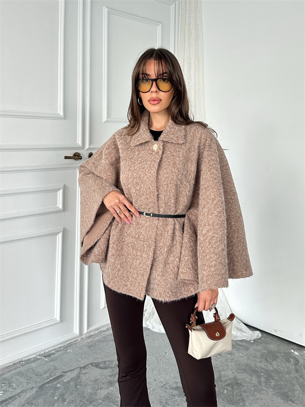 Kırçıllı Kaşe Panço  - Vizon