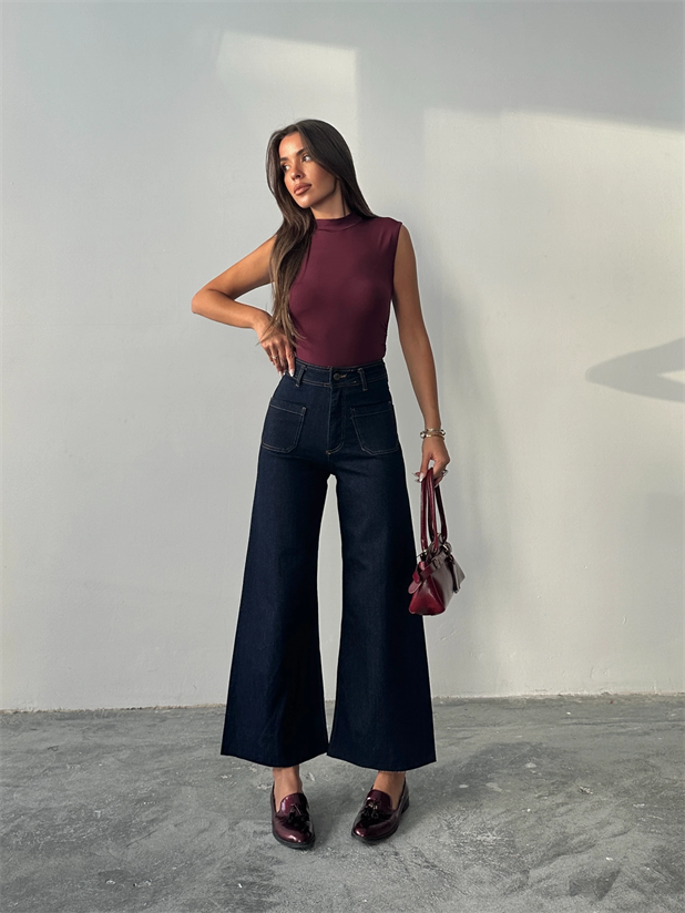 Cepli Fit Palazzo - Dark Blue
