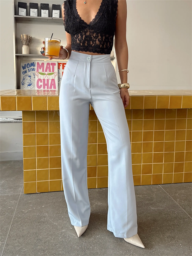 Cepsiz Palazzo Pantolon  - Bebe Mavi