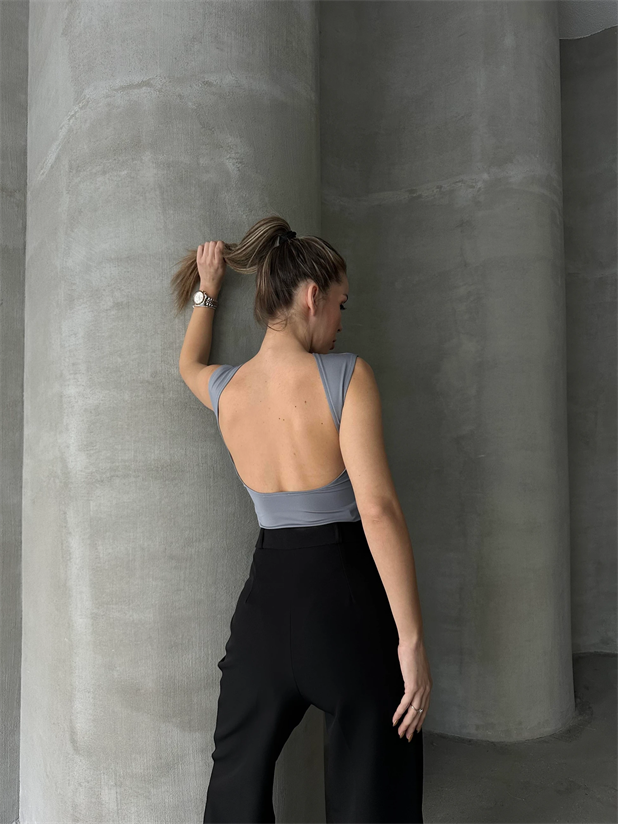 Tonny Bodysuit Gri - Gri