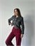 Tüvit Crop Blazer Ceket - Gri