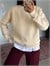 Düz Basic Sweatshırt - Taş