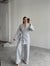 Çizgili Kimono Takım - Füme