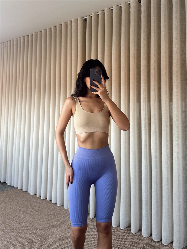 Fitilli Biker Tayt Lila - Lila