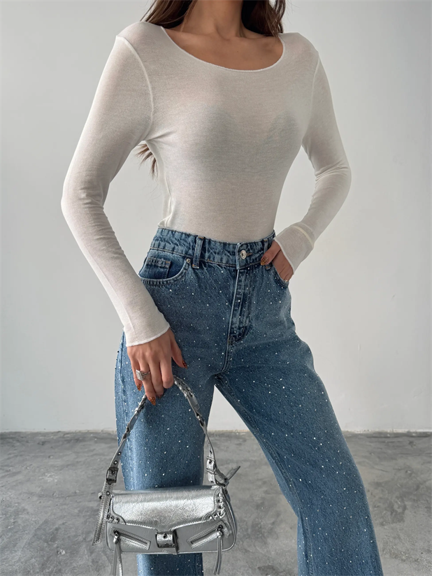 Transparan Body - Ekru